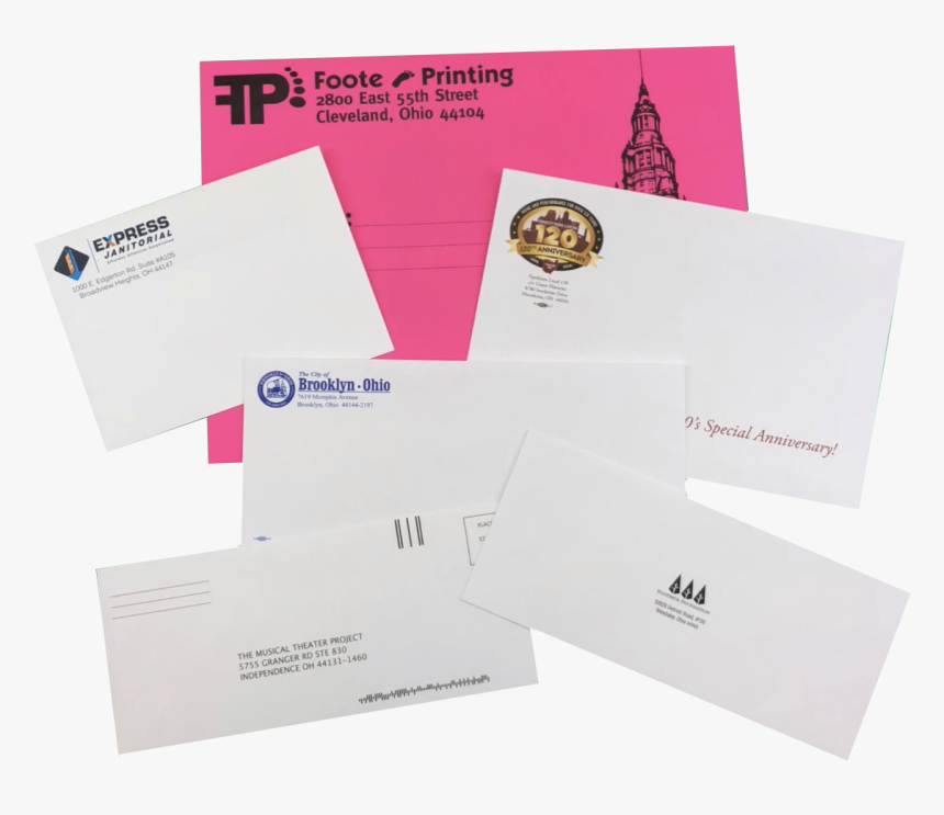 Envelopes At Foote Printing In Cleveland, Ohio - Envelope, HD Png Download, Free Download