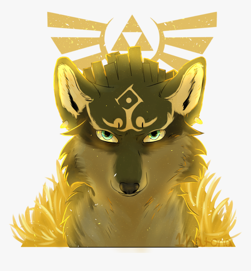 Decided To Draw Wolf Link Because Why Notpic , Png - Crest Of Hyrule, Transparent Png, Free Download