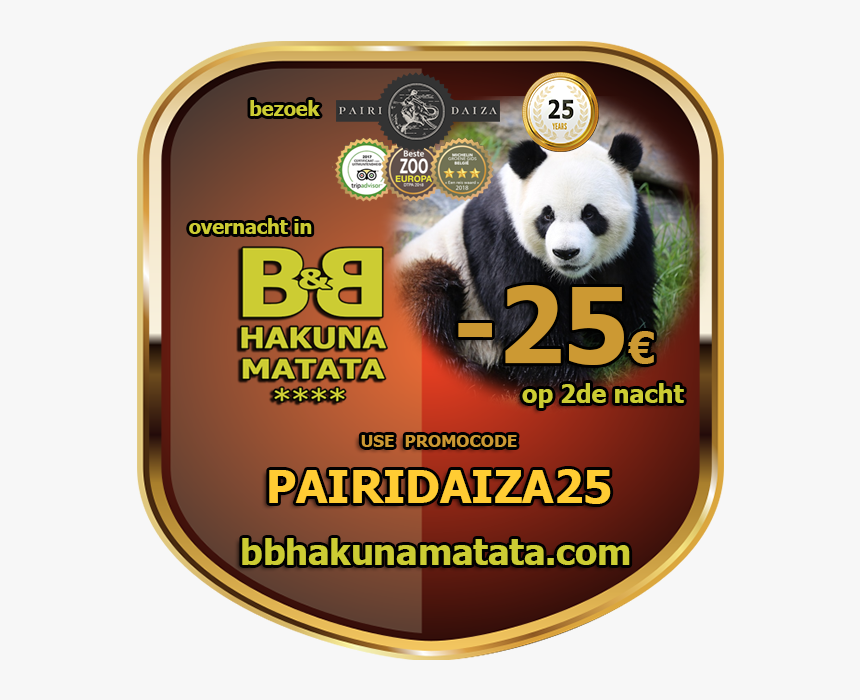 **** B&b Hakuna Matata - Panda, HD Png Download, Free Download