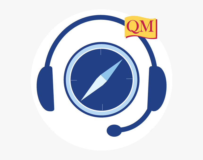 Headphones With Compass Icon Inside It - Quality Matters, HD Png Download, Free Download
