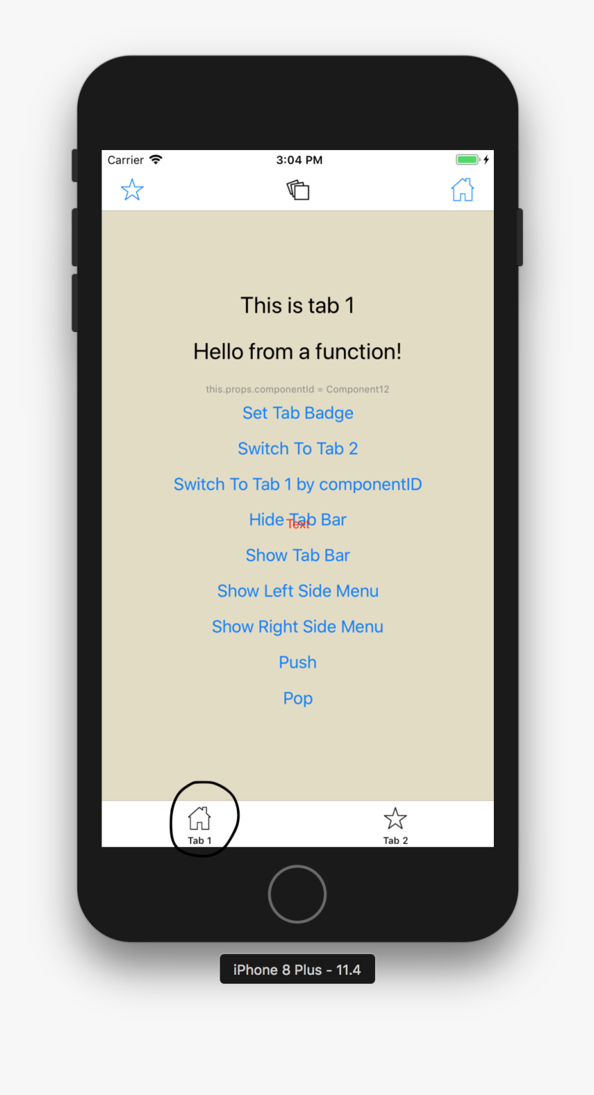 Screen Shot 2018 08 10 At 3 04 32 Pm - React Native Navigation Bottomtabs Style, HD Png Download, Free Download