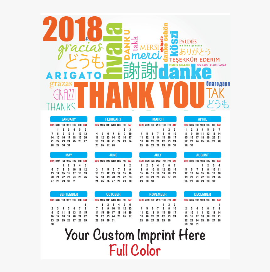 Thank You Calendar Card, HD Png Download, Free Download