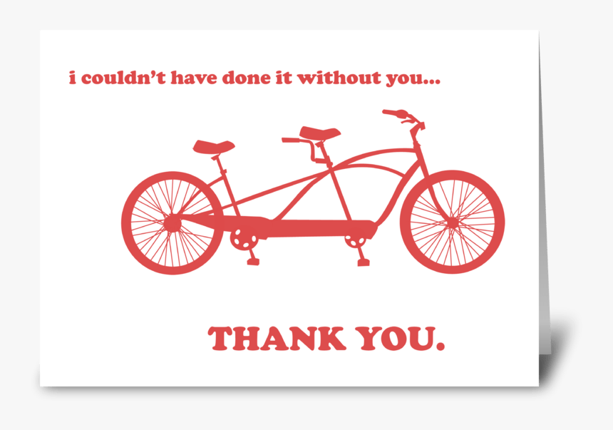 Thank You Bicycle Greeting Card - Himachal Pradesh Gramin Bank, HD Png Download, Free Download
