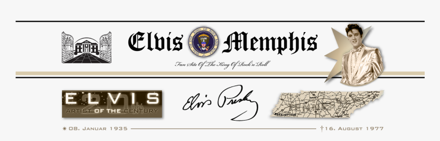 Elvis-memphis Auf Facebook - Calligraphy, HD Png Download, Free Download