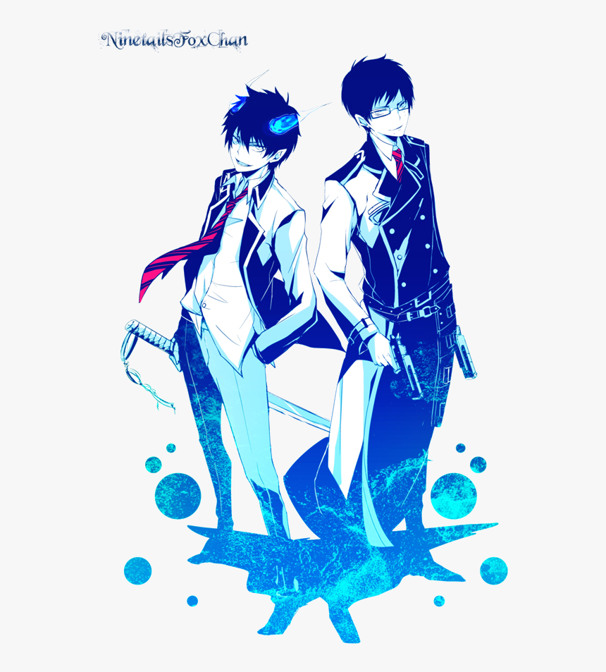 Blue, Ao No Exorcist, And Satan Image - Ao No Exorcist Png Hd, Transparent Png, Free Download