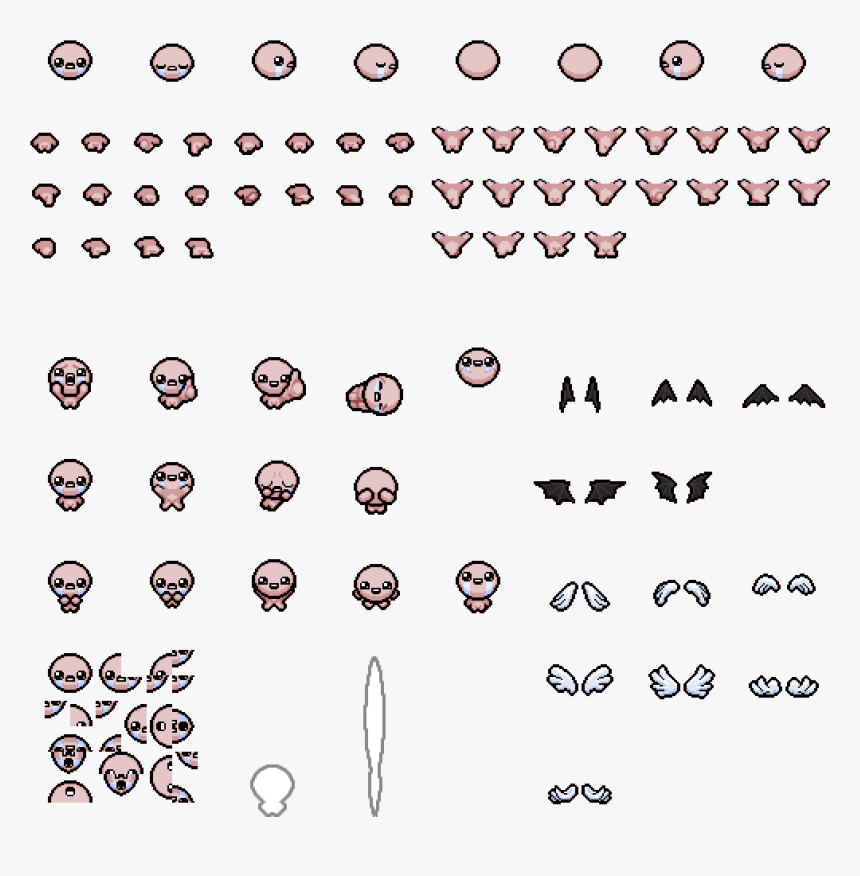 Binding Of Isaac Isaac Sprite, HD Png Download, Free Download