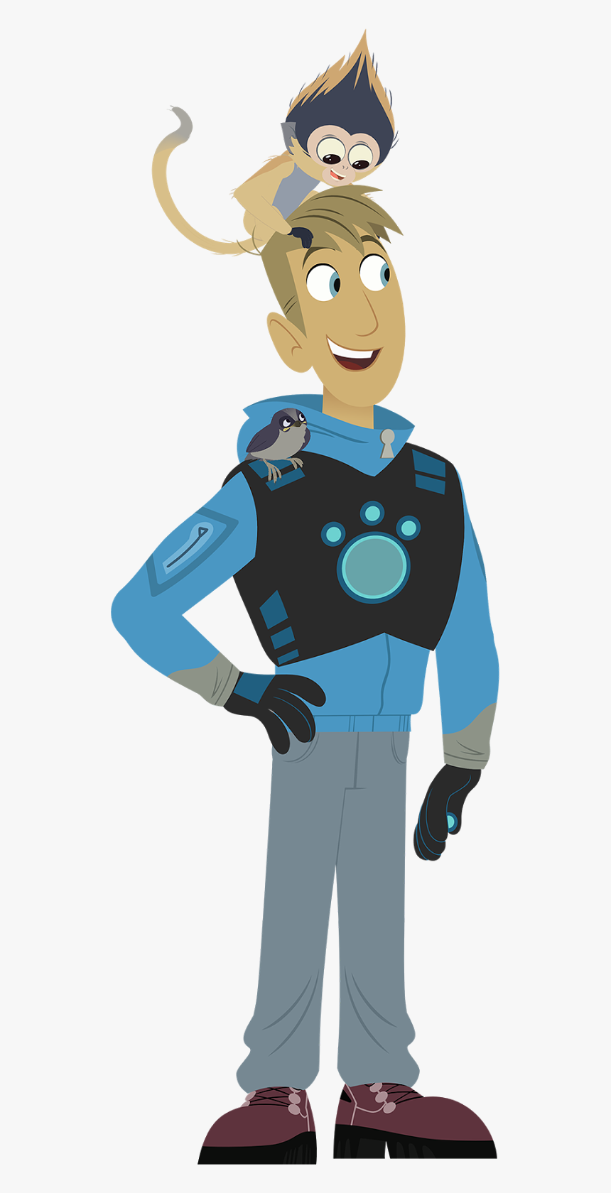 Wild Kratts Animal Png, Transparent Png, Free Download