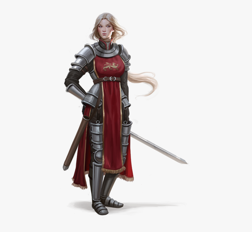 Dungeons And Dragons Female Warrior, HD Png Download, Free Download