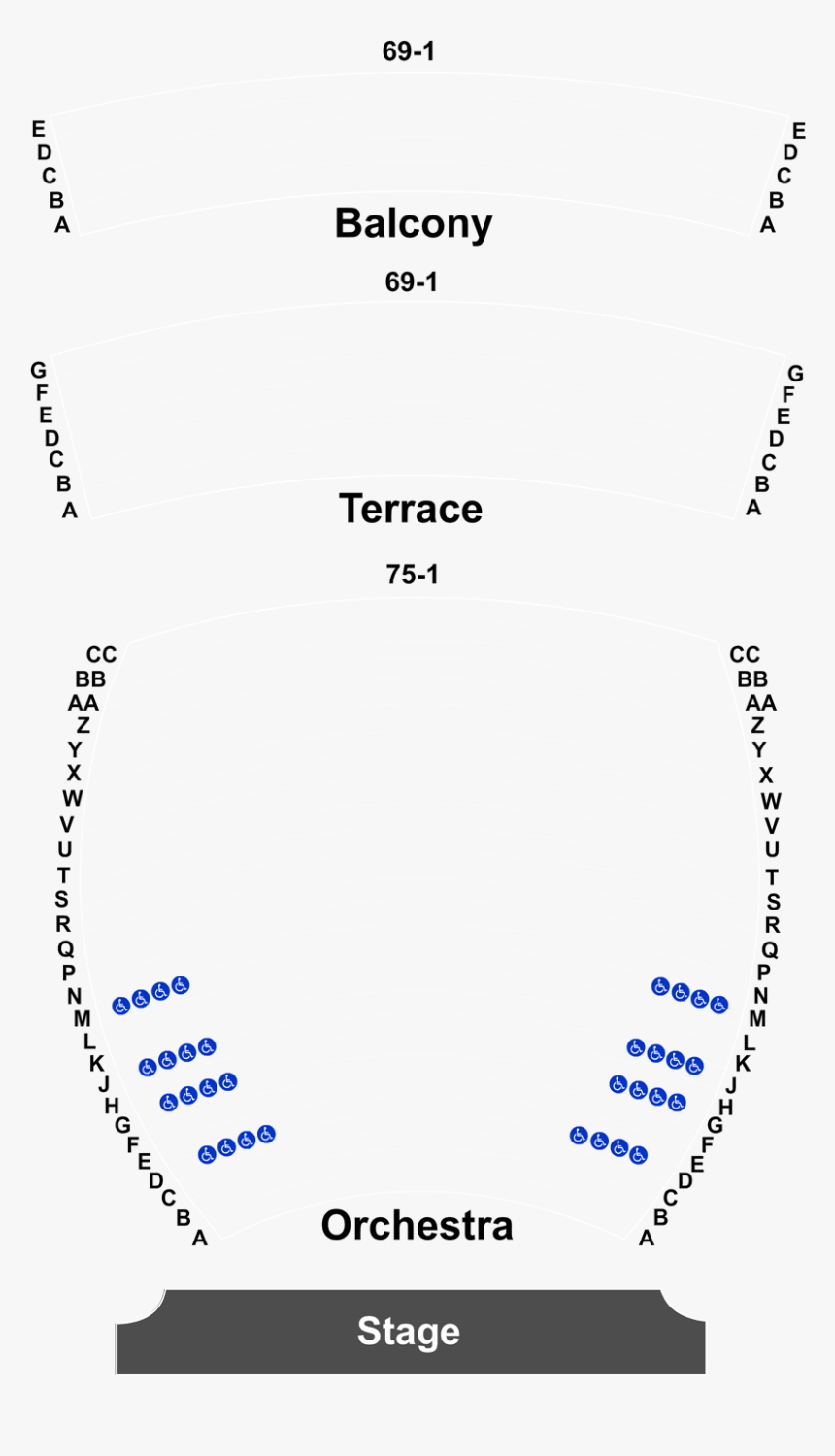 First Interstate Center For The Arts Seating Chart, HD Png Download, Free Download