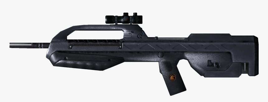 Halo 2 Battle Rifle Png, Transparent Png, Free Download