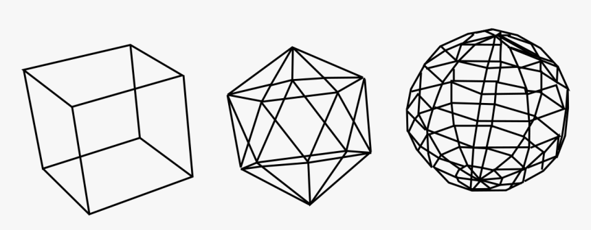 Icosahedron Png , Png Download - Wire Frame Modeling, Transparent Png, Free Download