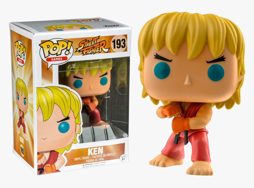 Funko Pop Street Fighter Ken , Png Download - Funko Pop Street Fighter Ken, Transparent Png, Free Download