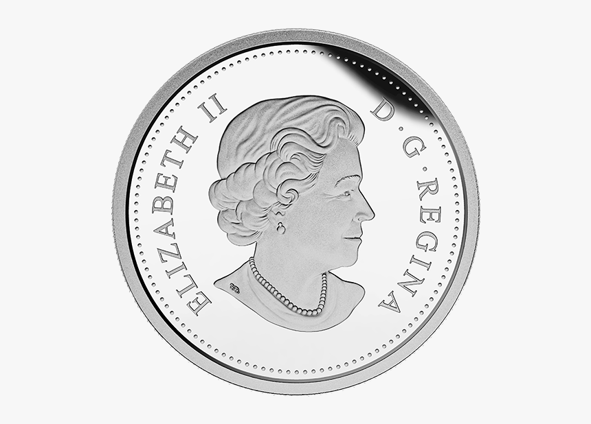 2015 $5 Fine Silver Coin - Queen Elizabeth Canada Coin, HD Png Download, Free Download