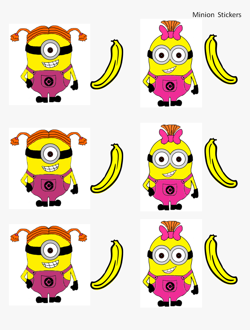 Transparent Minion Goggles Png - Minions Printable Stickers, Png Download, Free Download