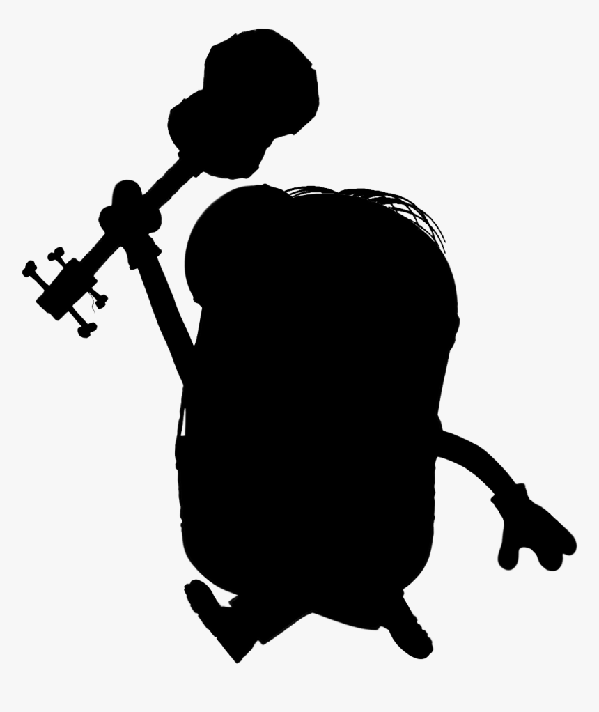 Minions Human Behavior Clip Art Silhouette - Minion Silhouette, HD Png Download, Free Download