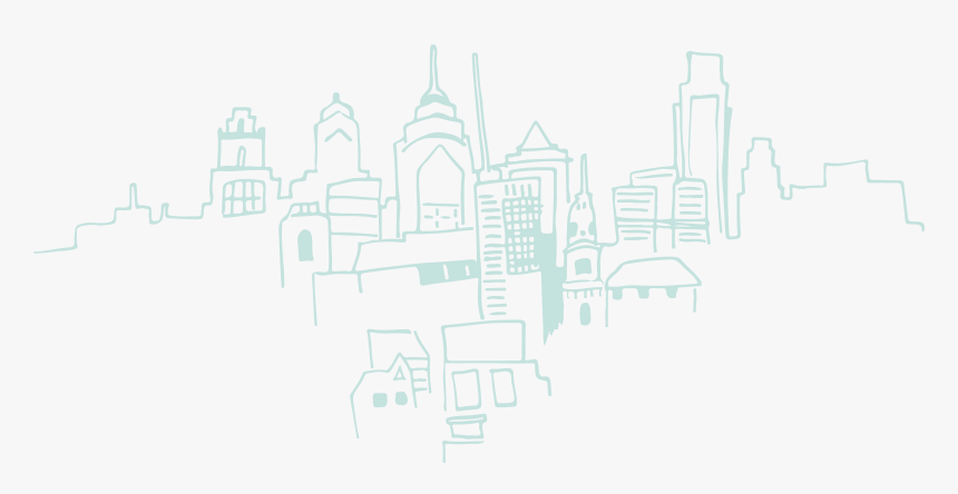 Skyline Clipart Skyline Philly - House, HD Png Download, Free Download