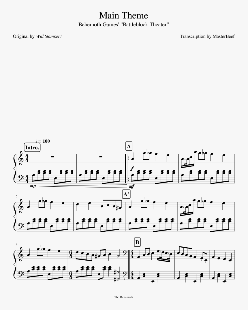 Sheet Music, HD Png Download, Free Download