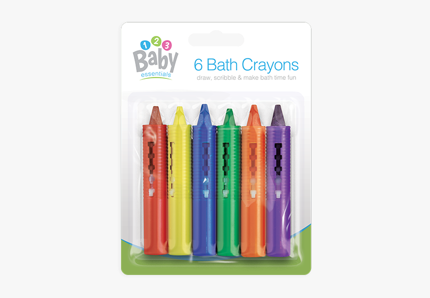 Bath Crayons - 6 Pack - Crayon, HD Png Download, Free Download