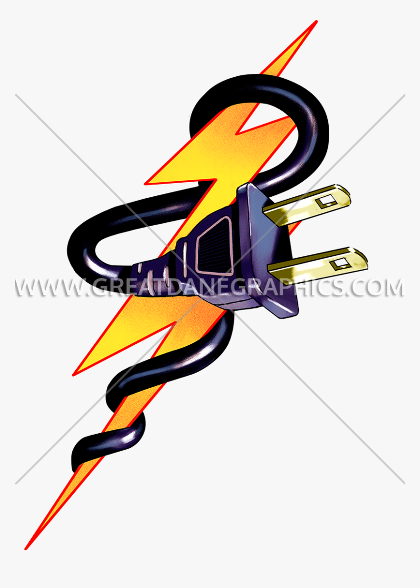 Lightning Bolt Production Ready - Lightning Bolt With Plug, HD Png Download, Free Download