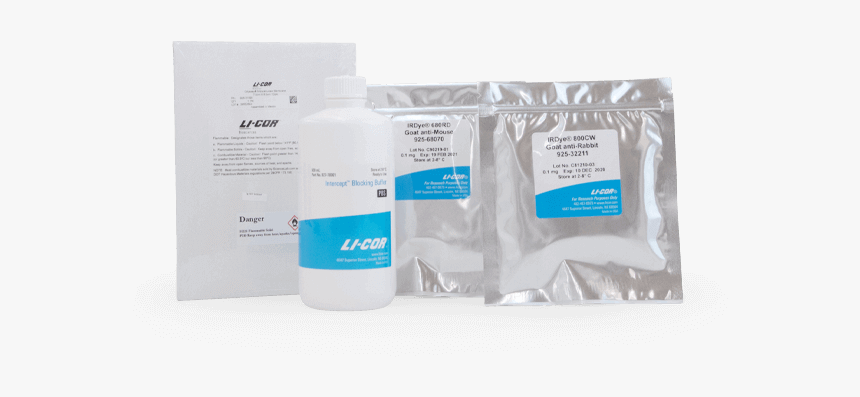 Western Blotting Kit With Pbs And Irdye 680rd Gam - Box, HD Png Download, Free Download