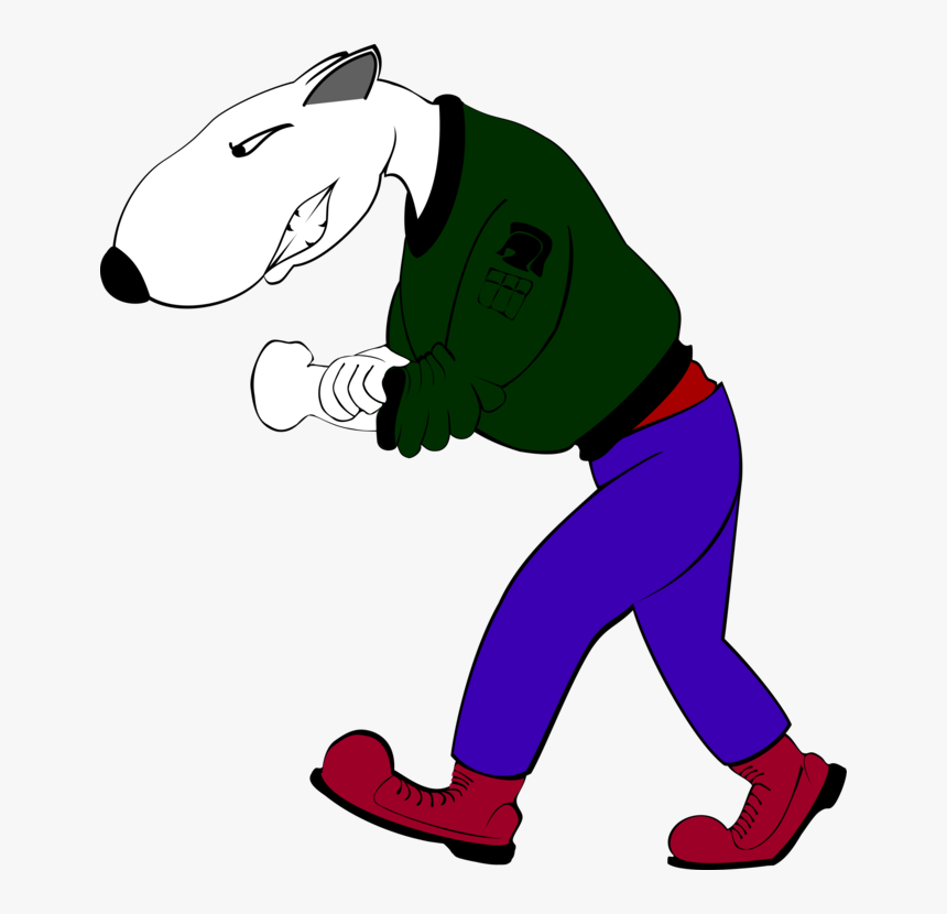 Skinhead Bull Terrier Punk Subculture Drawing Anti-racism - Skinhead Bull Terrier, HD Png Download, Free Download