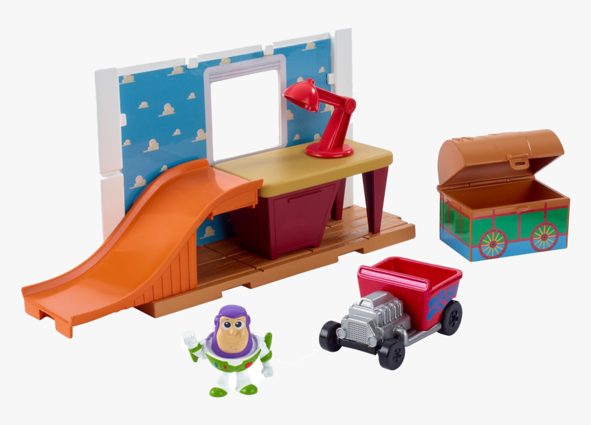 We Found These Adorable Play Sets At Toys R Us, And - Toy Story Room, HD Png Download, Free Download