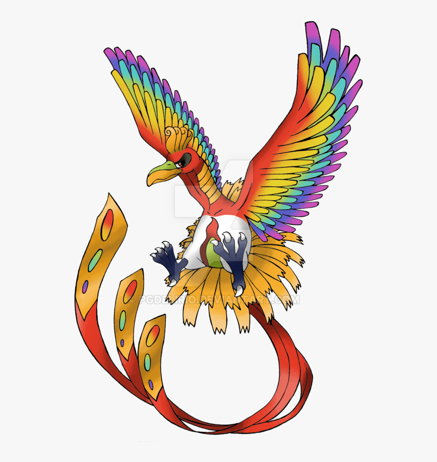 Pokemon Ho Oh Mega Evolution , Png Download - Mega Ho Oh Pokemon, Transparent Png, Free Download