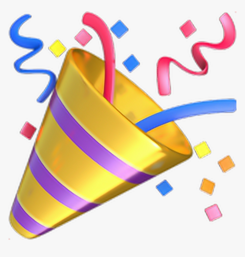 Party Popper Emoji Png - Party Emoji Png, Transparent Png, Free Download