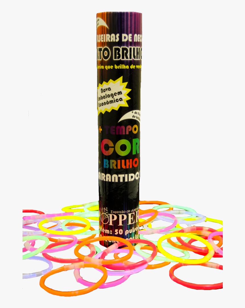 Pulseira De Neon Alto Brilho - Cylinder, HD Png Download, Free Download