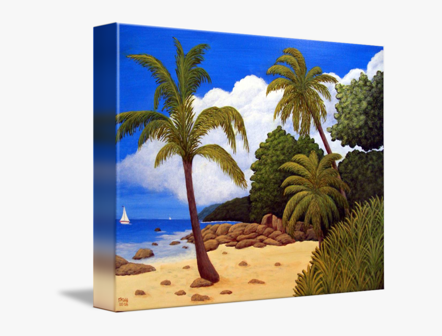 Transparent Tropical Island Clipart - Tropical Island Beach, HD Png Download, Free Download
