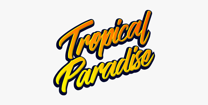 Logo - Tropical Paradise Text Png, Transparent Png, Free Download