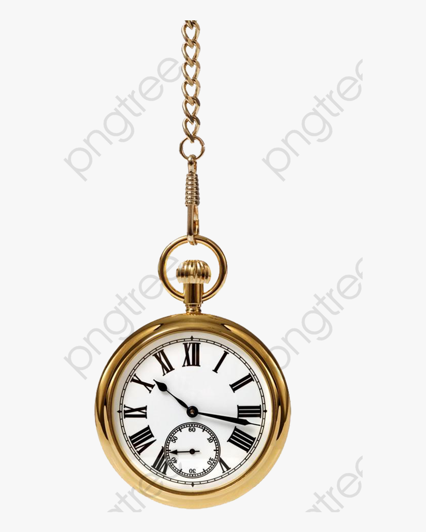 Product Physical Gold Png - Eco Drive Pocket Watch, Transparent Png, Free Download