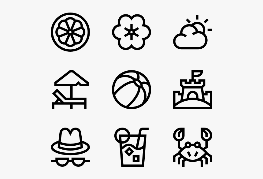 Tropical - Design Icons Vector, HD Png Download, Free Download