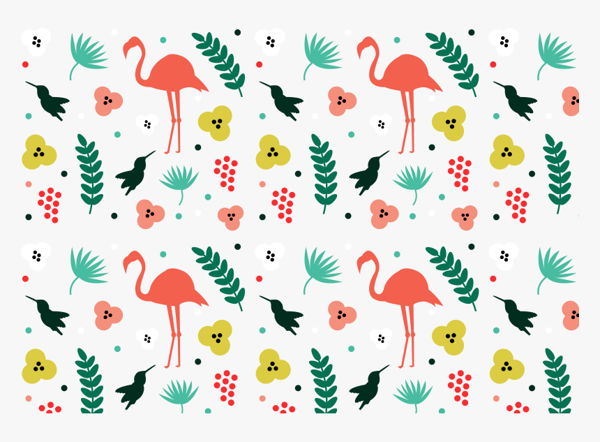 Transparent Island Clipart - Tropical Motif, HD Png Download, Free Download