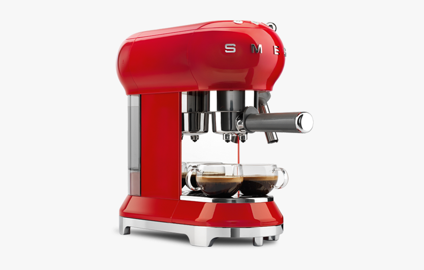 Espresso Coffee Machine-ecf01 - Smeg Retro Style Espresso Coffee Machine, HD Png Download, Free Download