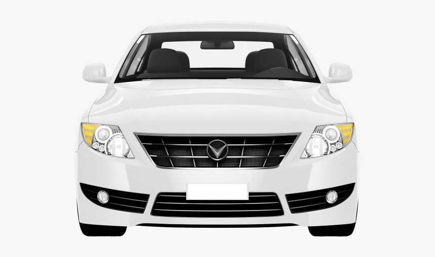 White Car Front View, HD Png Download, Free Download