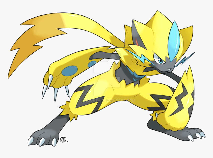 422kib, 1280x1251, Zeraora By Alounea-dbtjvkg - Imagenes De Zeraora Pokemon, HD Png Download, Free Download