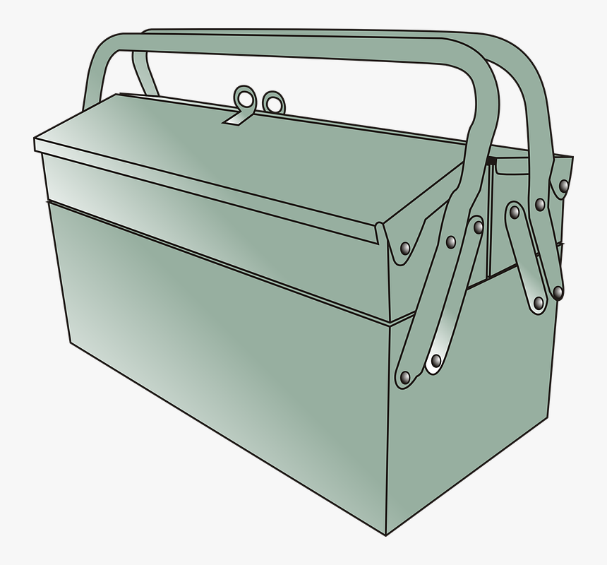 Toolbox, Tool, Box, Tools, Workshop, Toolkit - Tool Box Clipart, HD Png Download, Free Download