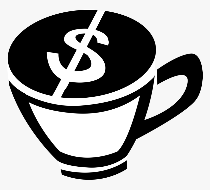 Vector Illustration Of Financial Concept Coffee Mug - Emblem, HD Png Download, Free Download
