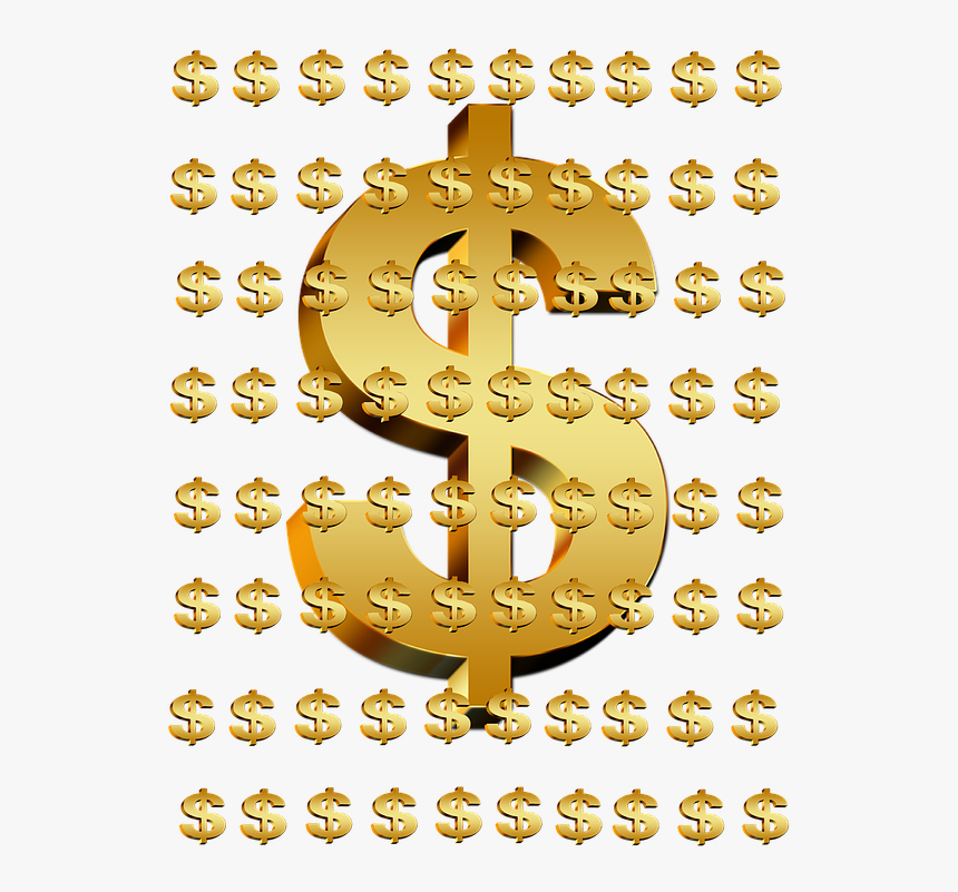 Dollar Money Gold Finance Financial Cash Business - ภาพ เงิน ทอง Png, Transparent Png, Free Download