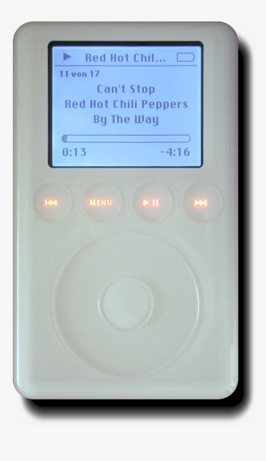 Ipod Backlight Transparent - Second Gen Ipod, HD Png Download, Free Download