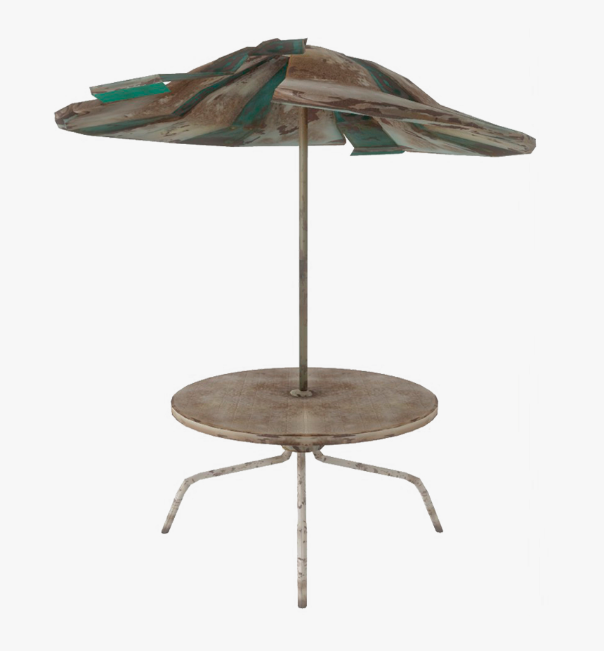 Nukapedia The Vault - Fallout 4 Umbrella Table, HD Png Download, Free Download