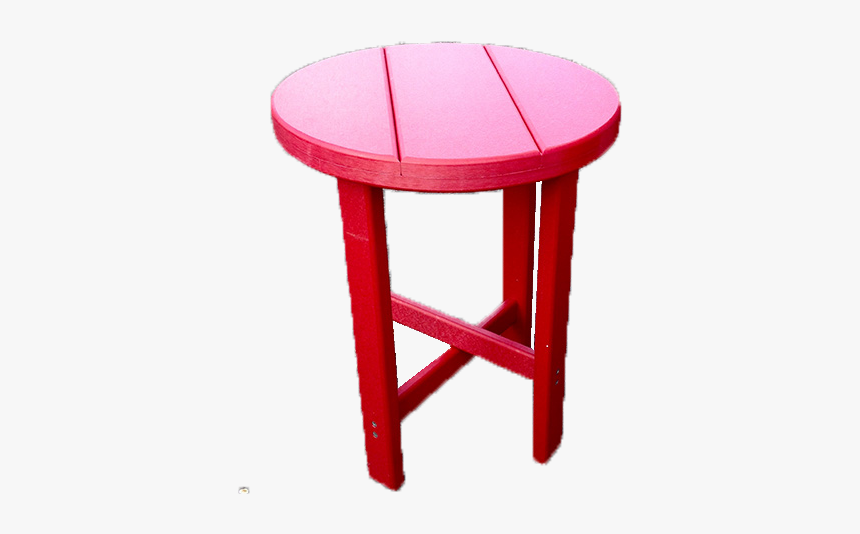 Round Accent Table For Patio Outdoor Poly Patio Furniture - Outdoor Table, HD Png Download, Free Download