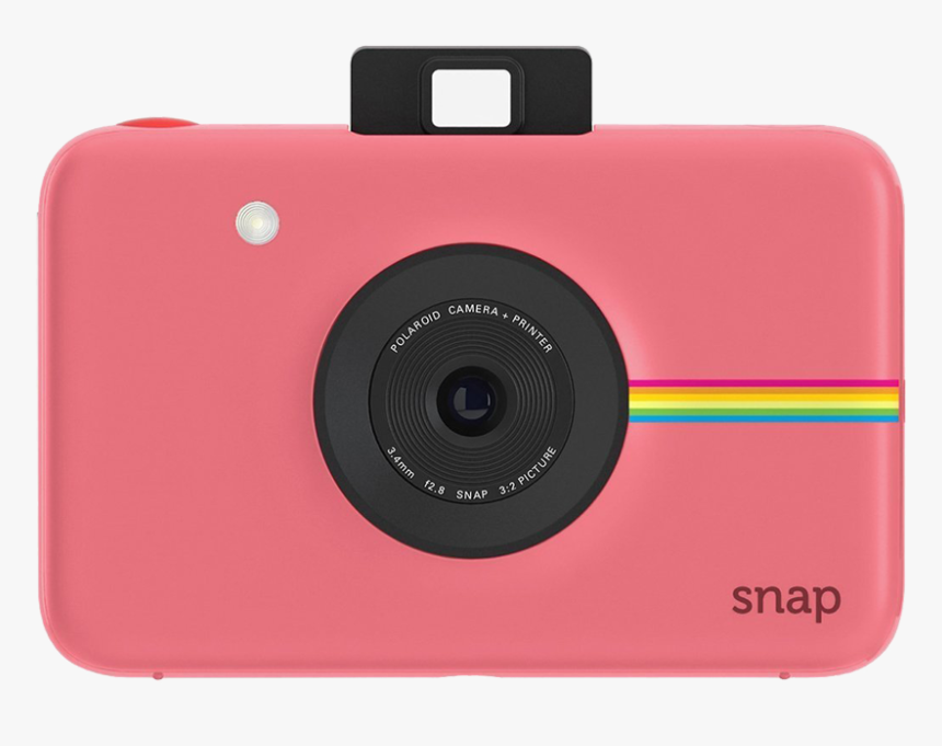 Polaroid Snap Instant Digital Camera Pink - Red Polaroid Câmera Png, Transparent Png, Free Download