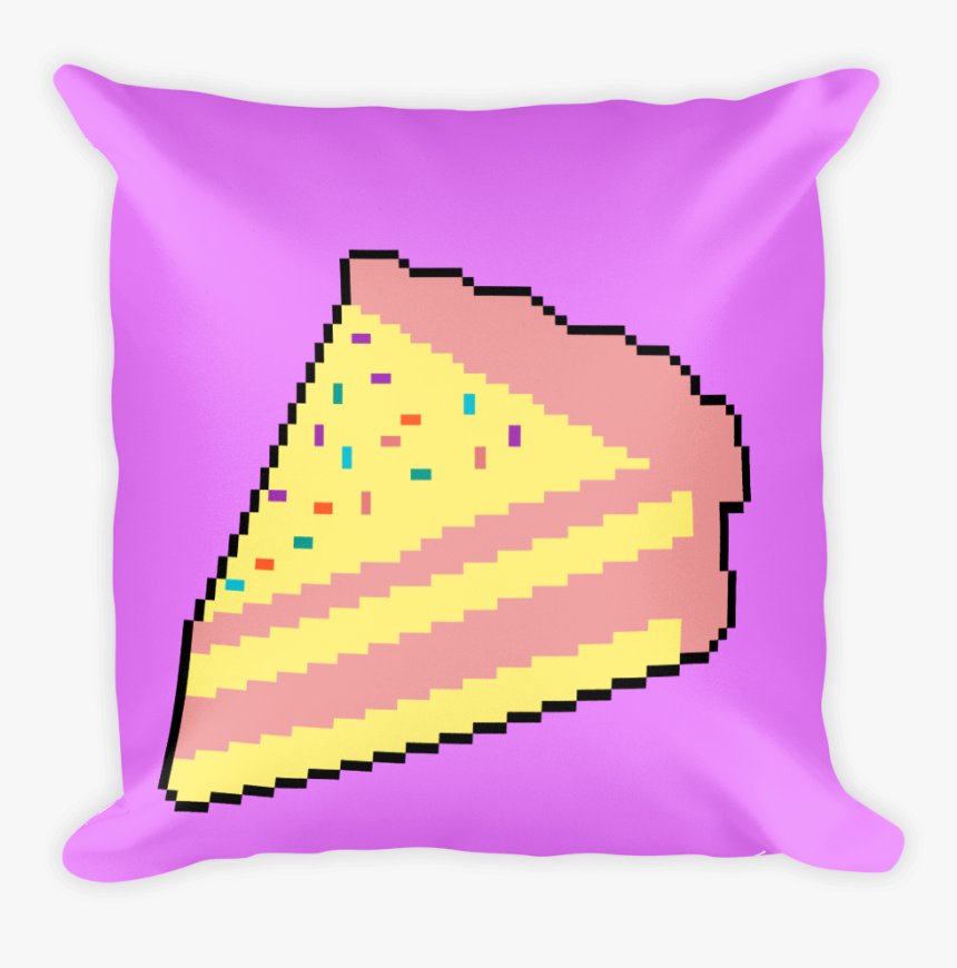 Square Pillow Case W/ Stuffing - Cushion, HD Png Download, Free Download