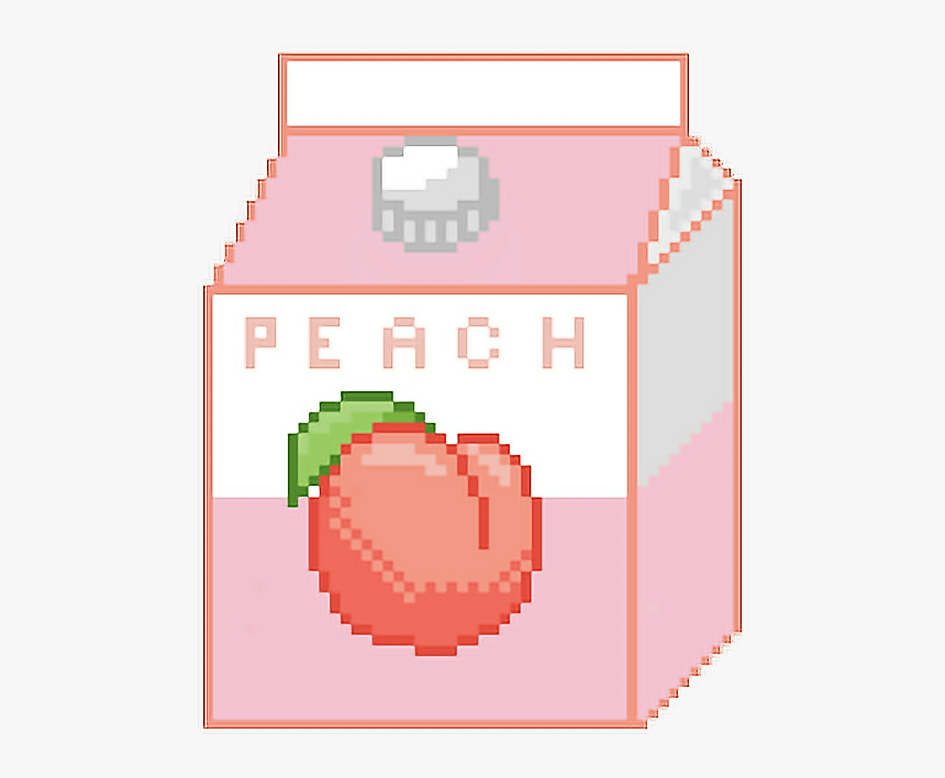 Peach Fruit Pixel Art, HD Png Download, Free Download