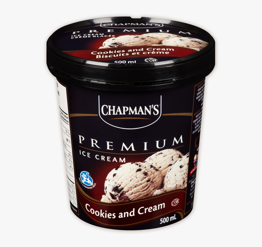 Chapman"s Premium Cookies & Cream Ice Cream - Ice Cream, HD Png Download, Free Download