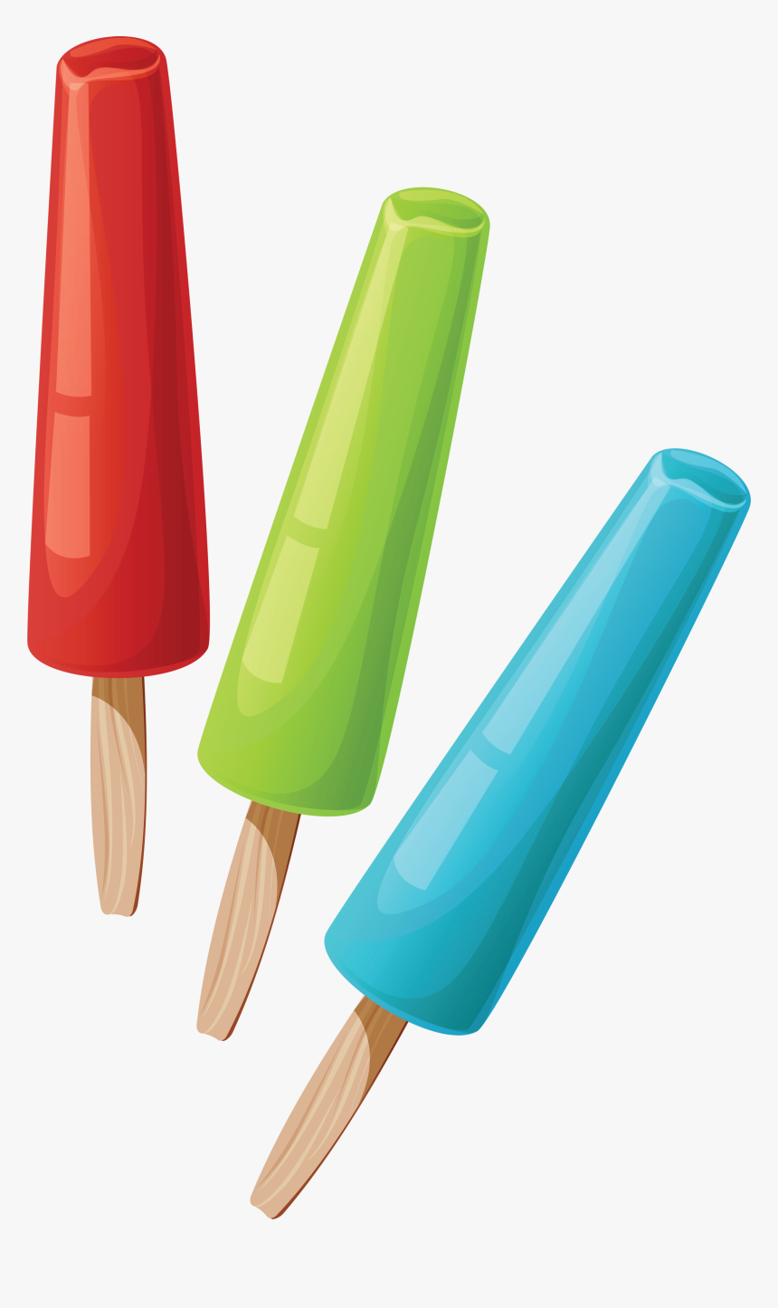Transparent Ice Cream Bowl Clipart - Ice Pops Transparent Background, HD Png Download, Free Download