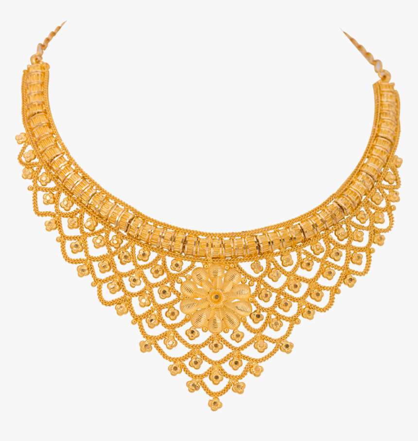 Gold Jewellery Necklaces Set, HD Png Download, Free Download
