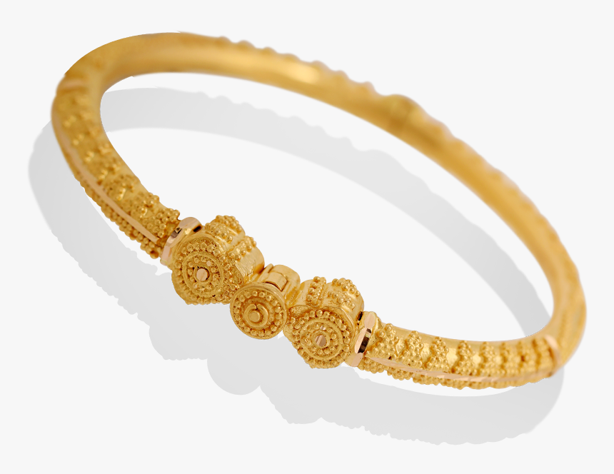 Ethnic Kangan Gold Bangles - Body Jewelry, HD Png Download, Free Download